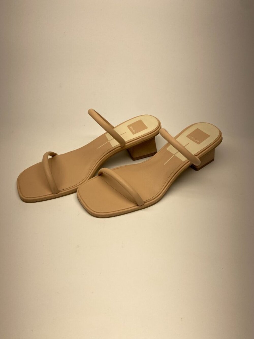Dolce Vita Womens Nude Strap Square Toe Hee Sandal Sz 11